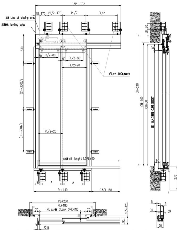 GAE02  LANDING DOOR